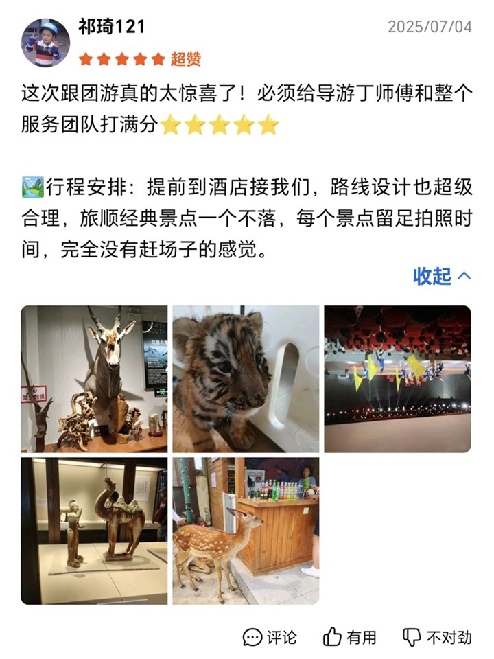 大连青春致远国旅游客真实好评截图16