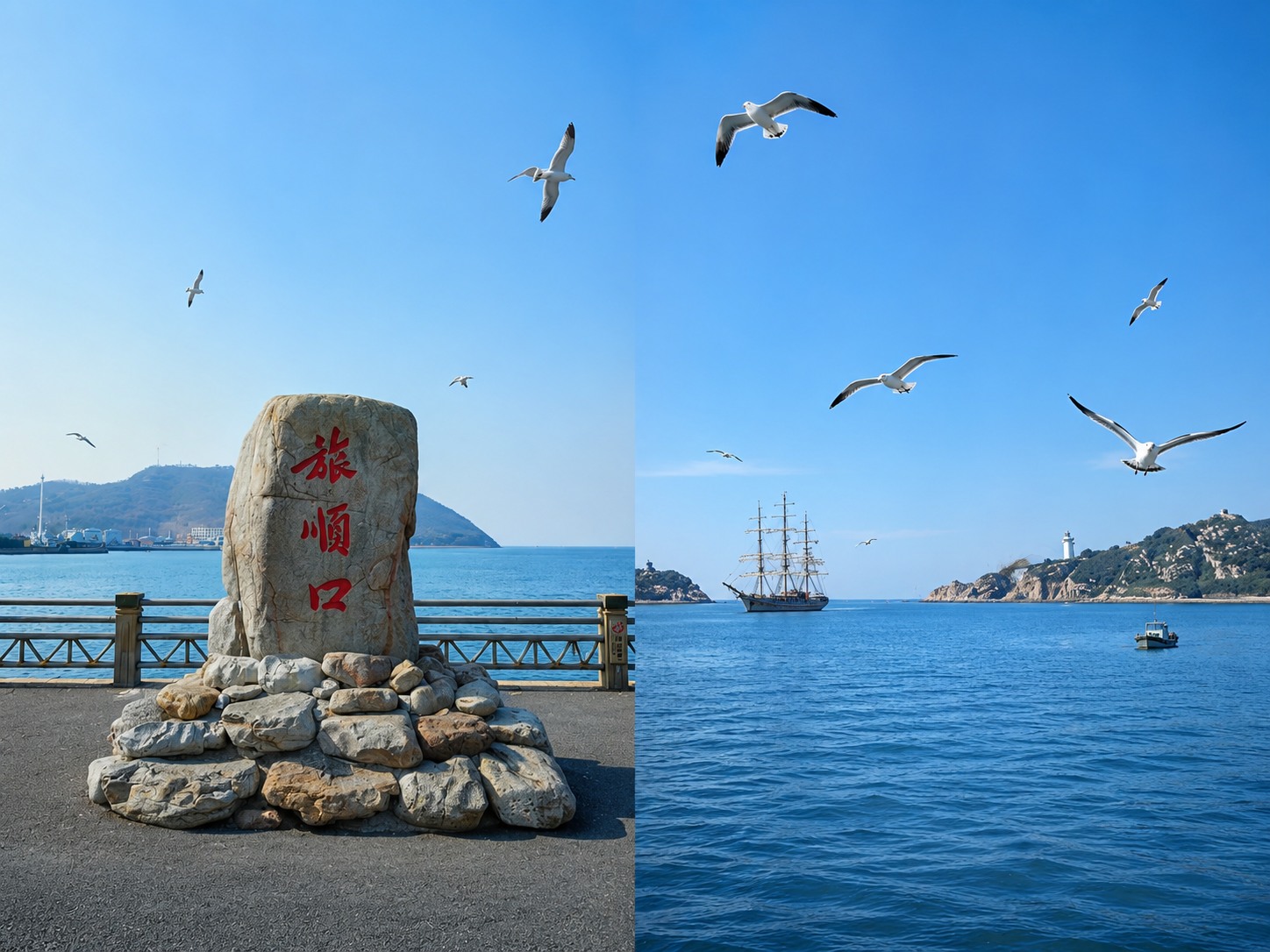 大连旅顺历史人文一日游线路图